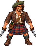 The Smuggler with paired blades